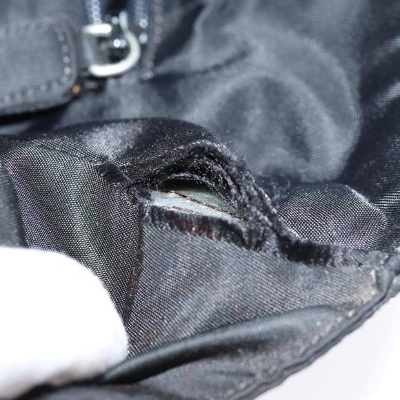 PRADA Hand Bag Nylon Black Auth ep4308 - Picture 11 of 16